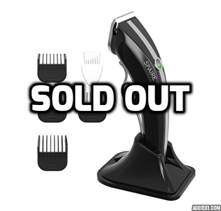 Cordless beard trimmer kit