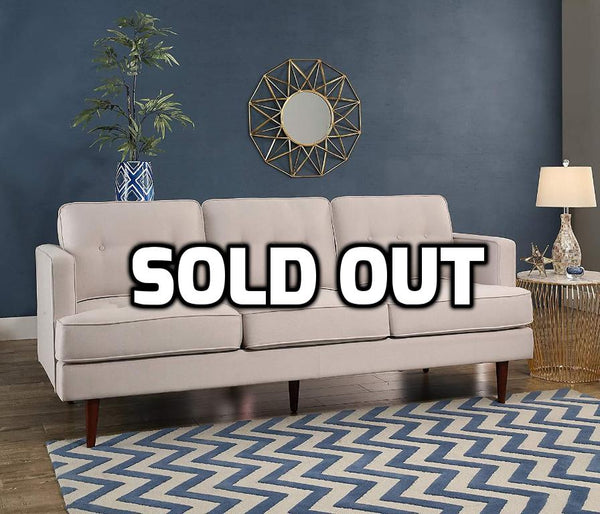 Abbyson Clinton Mid Century Tufted Sofa