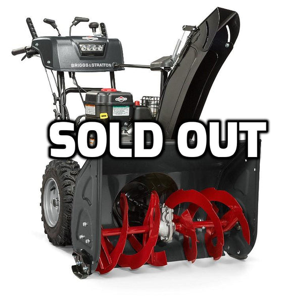 Soplador de nieve a gas de dos etapas Briggs &amp; Stratton de 27 pulgadas
