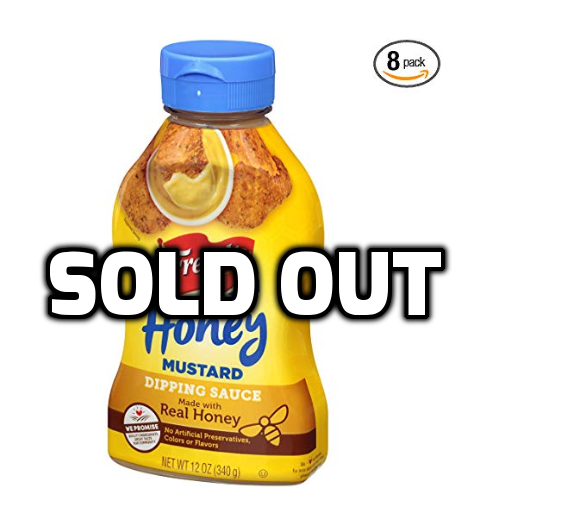 Pack of 8 French's Honey Mustard Dipping Sauce (Snack Dip)