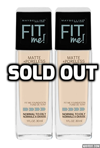 2 Maybelline New York Fit Me Matte + Poreless Liquid Foundation Makeup