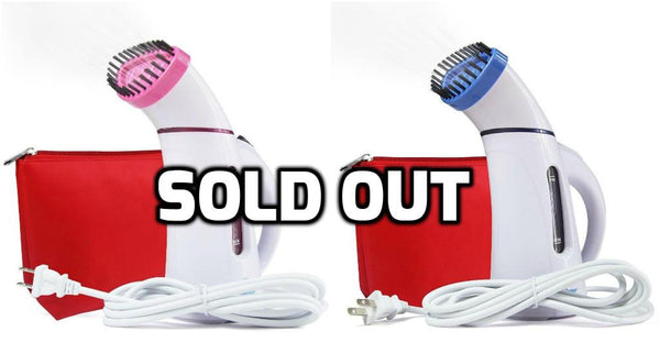 Handheld fabric steamer