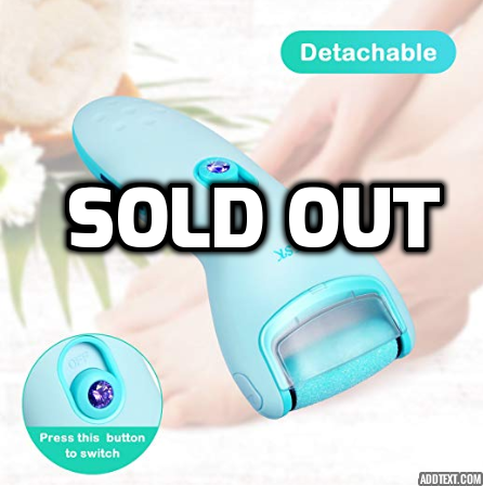 Electric callus remover with 2 refills