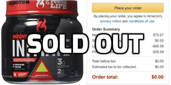 3 CytoSport Monster Initiate