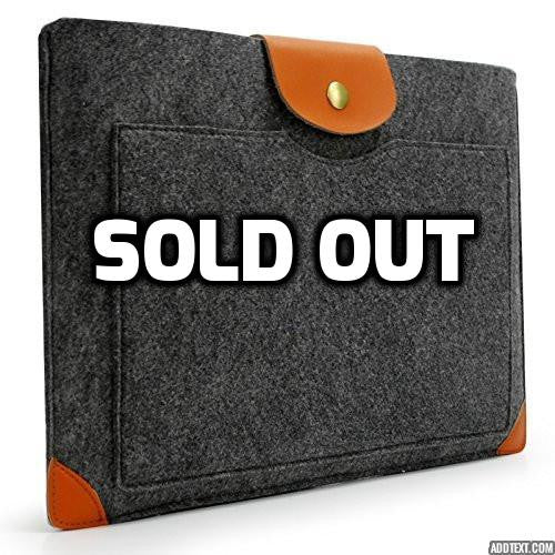 Leather laptop case