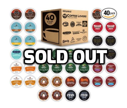 Pack of 40 Green Mountain Coffee Keurig Coffee Variety Pack
