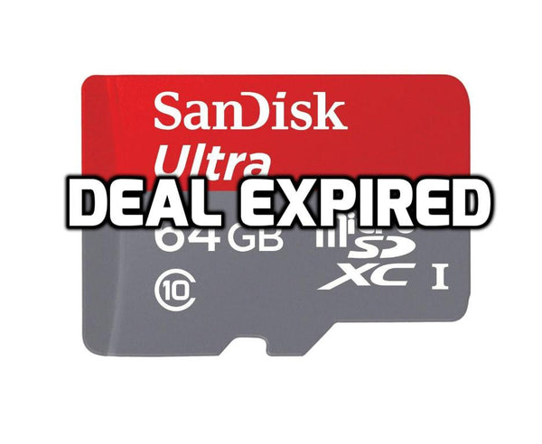 SanDisk Ultra 64GB microSD Card With Adapter