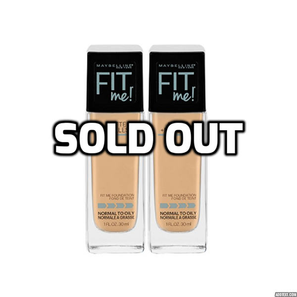 2 Maybelline New York Fit Me Matte + Poreless Liquid Foundation Makeup