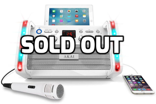 Karaoke System with Tablet Cradle