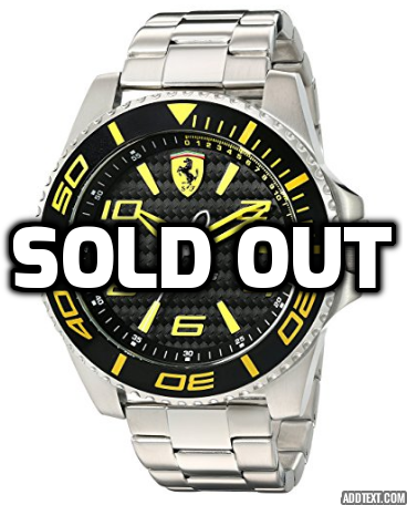Ferrari 'XX KERS' Quartz Stainless Steel Watch