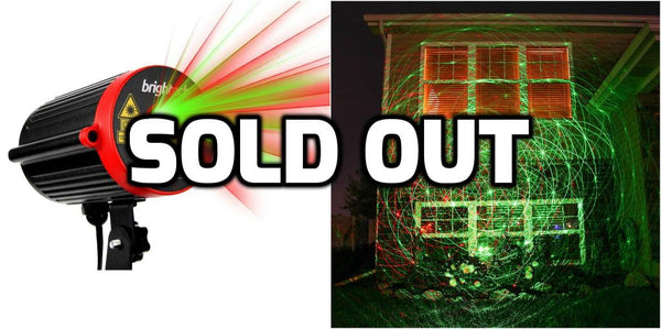 Outdoor display laser lights