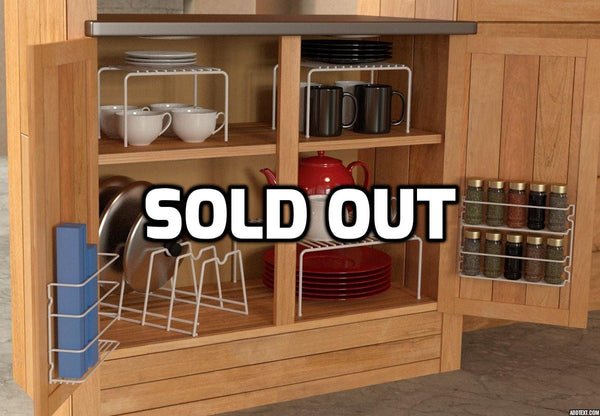 6 piece cabinet organizer set