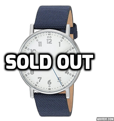 Skagen men's watch with nylon strap