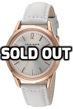 Akribos XXIV Women's Quartz Rose-Tone Watch