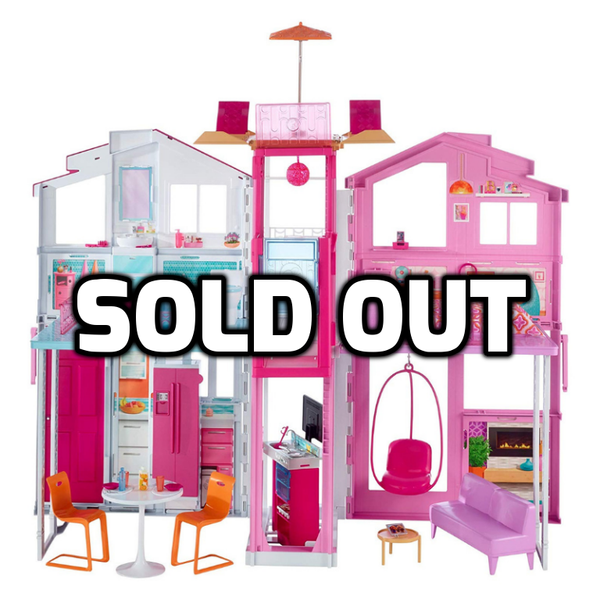 Barbie Pink Passport 3 Story Townhouse
