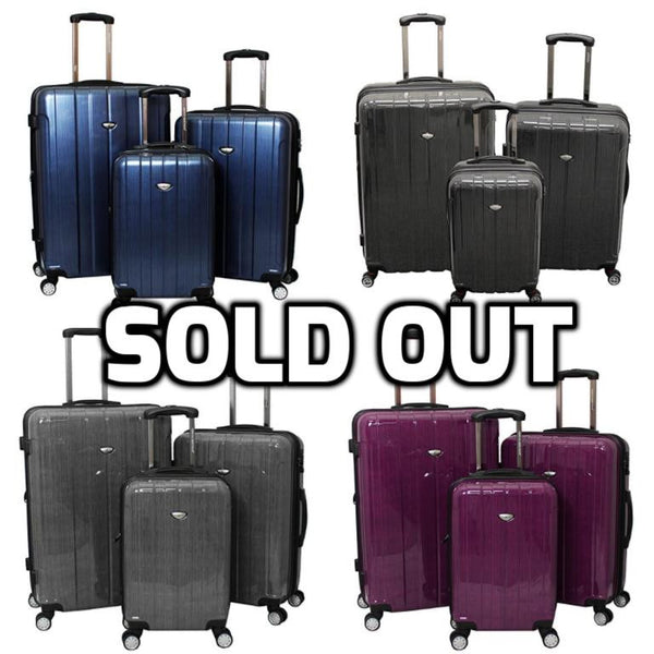 American Green Travel Polycarbonate Luggage Set