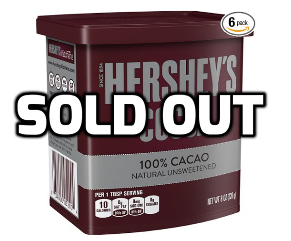 Pack of 6 Hershey's chocolate