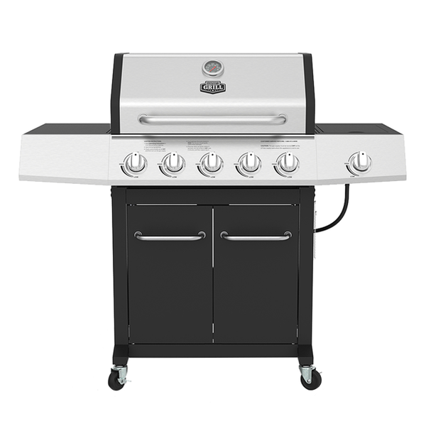 Expert Grill 5 or 6 Burner Gas Grill With Side Burner