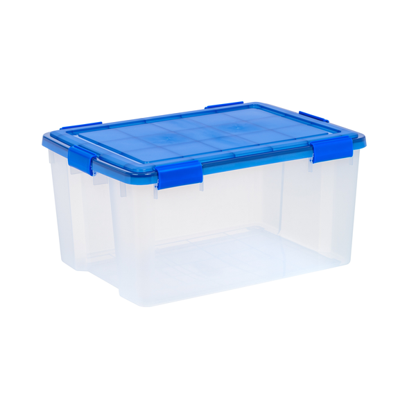 Caja de almacenamiento con tapa de junta WeatherPro IRIS de 62 qt (15 gal.)