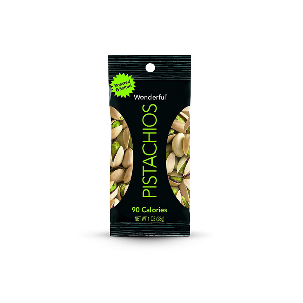 96 Bags of Wonderful Pistachios Roasted and Salted Nuts