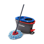 O-Cedar EasyWring RinseClean Microfiber Spin Mop & Bucket