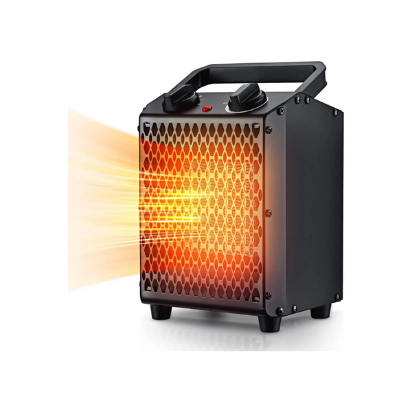 Portable Electric Heater With 3 Modes & Adjustable Thermostat