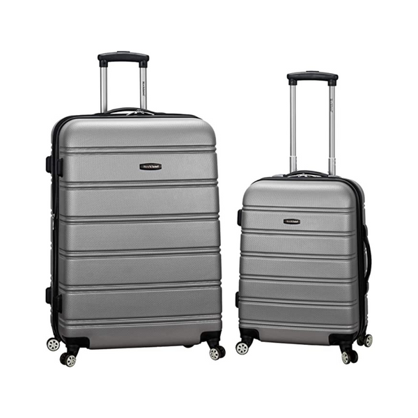 2 Piece Rockland Melbourne Hardside Expandable Luggage Set (3 Colors)