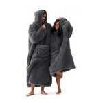 Wearable Blanket Hoodie With Pockets