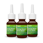 Pack of 3 Amazon Basic Care 24-Hour Allergy Relief Nasal Spray