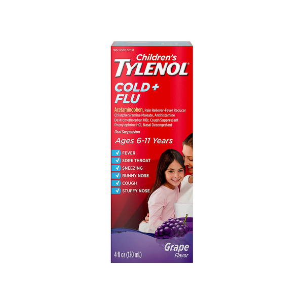 Tylenol Children's Cold &amp; Flu Medicamento en suspensión oral líquida