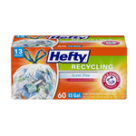 60 Hefty Recycling 13 Gallon Trash Bags