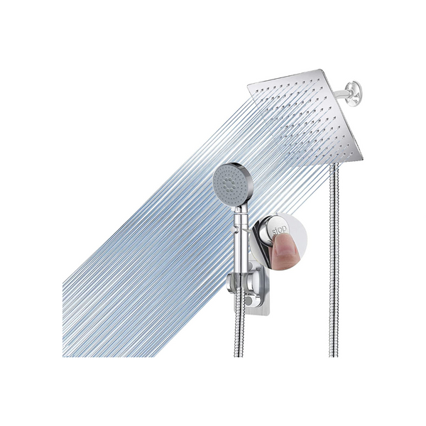 High Pressure Shower Head with Handheld Shower