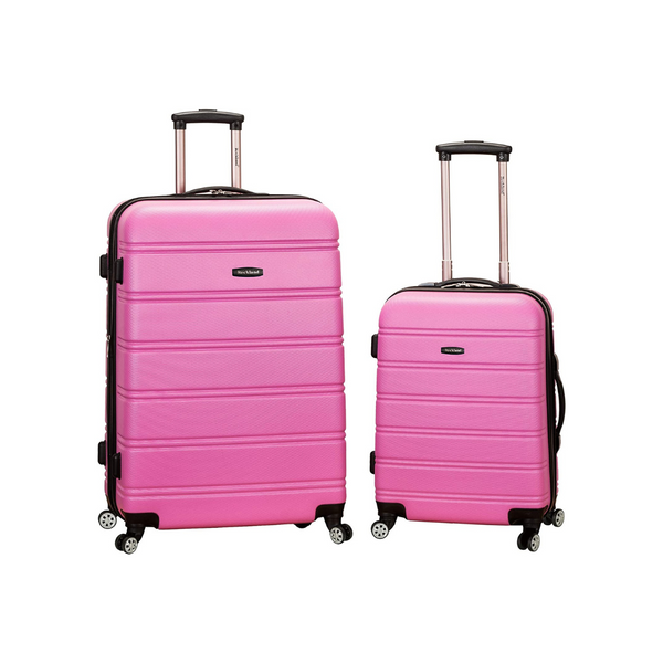 2 Piece Rockland Melbourne Hardside Expandable Spinner Set