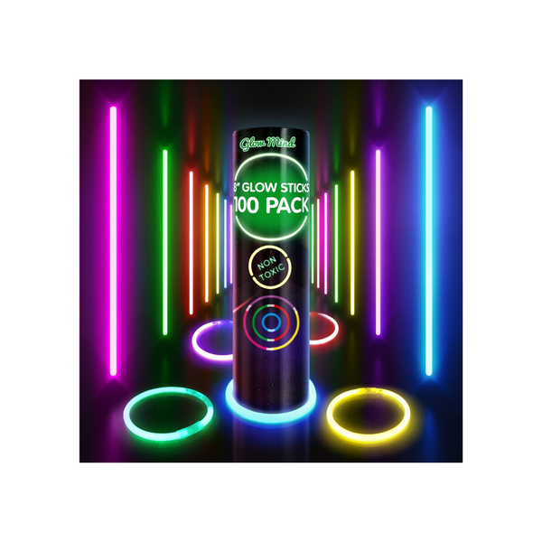 100 Ultra Bright Glow Sticks Bracelets and Necklaces