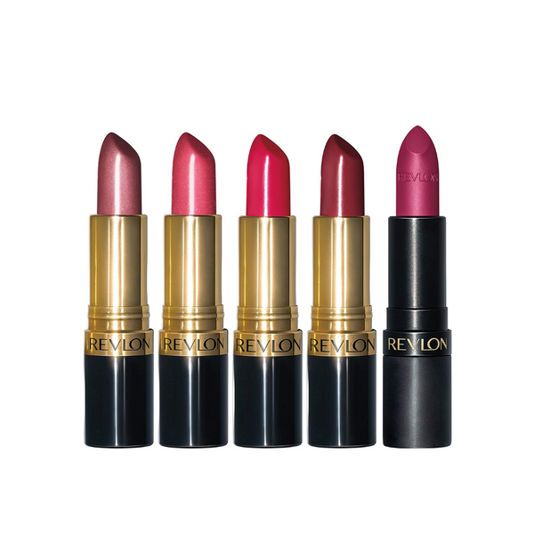 Set de regalo de lápiz labial súper brillante Revlon de 5 piezas