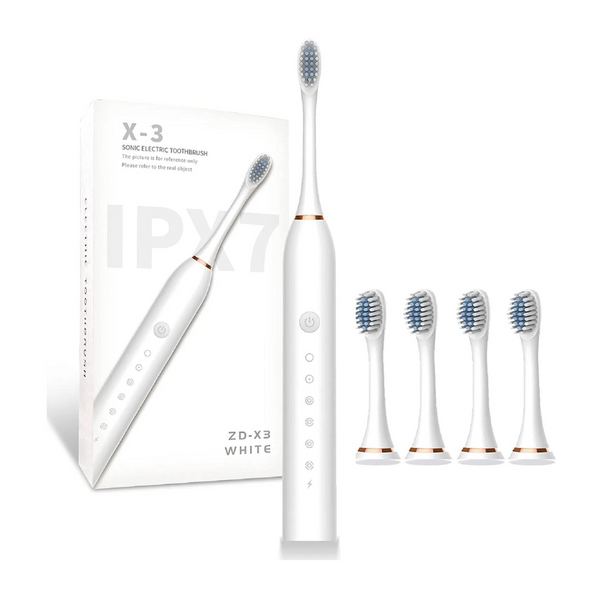 Sonic Electric Toothbrush With 4 Brush Heads