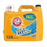 166.5 onzas líquidas Arm &amp; Hammer Plus OxiClean Fresh Scent, 128 cargas de detergente líquido para ropa