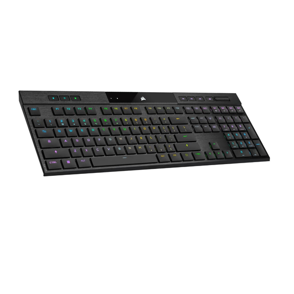 Teclado mecánico para juegos RGB inalámbrico Corsair K100 Air con interruptores de llave Mx de perfil bajo