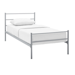 Modway Alina Twin Platform Bedframe With Steel Headboard