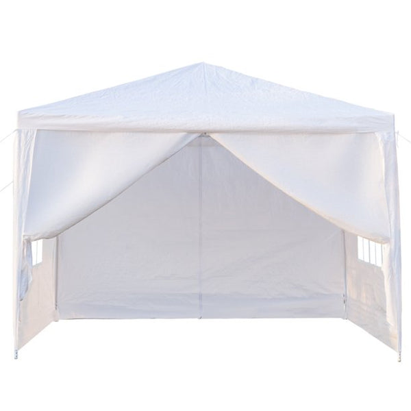 Toldo blanco para eventos al aire libre Segmart de 10' x 10'
