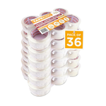 Cinta de embalaje transparente Tape King de 36 rollos - 2160 yardas
