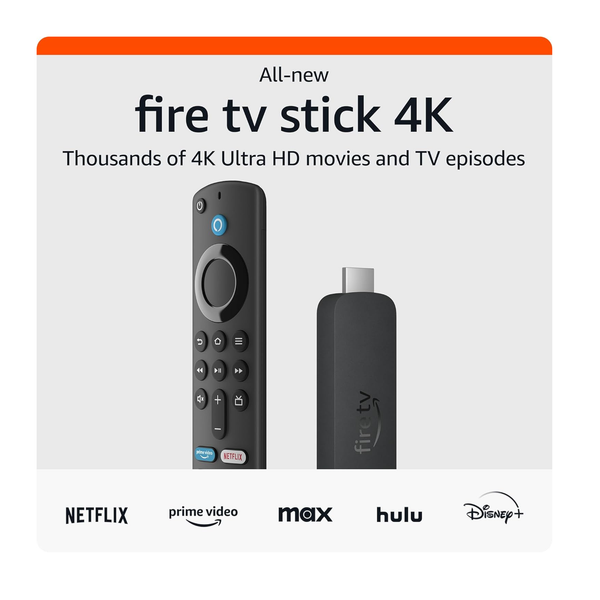 Amazon Fire Tv Stick 4k, Over 1.5m Movies & Tv, Wi-Fi 6, Free & Live Tv