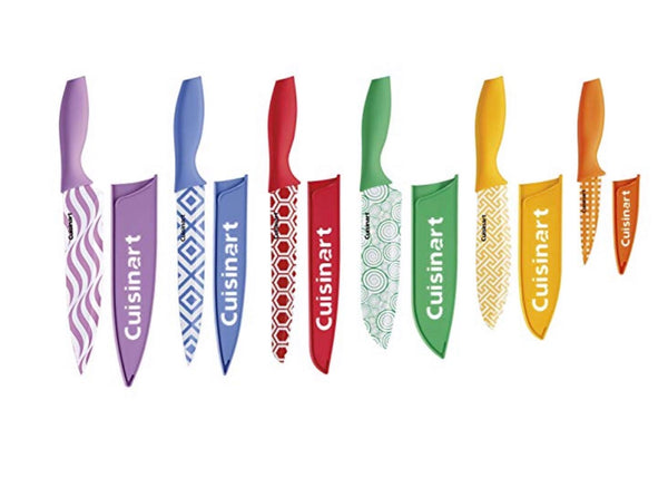 Cuisinart 12-Piece Printed Color Cutlery Set