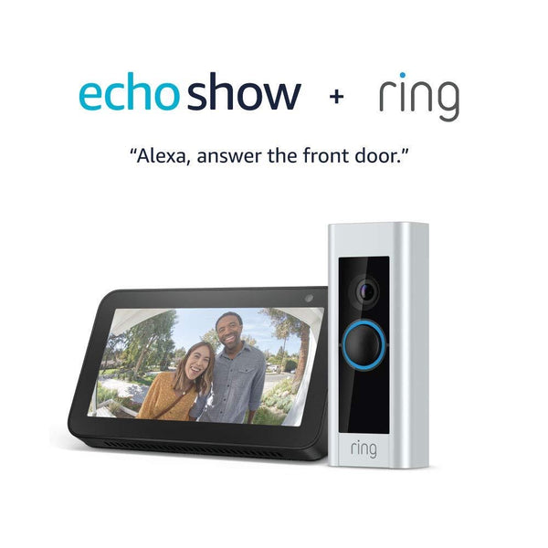 Nuevo Ring Video Doorbell 3 o Pro con Echo Show 5