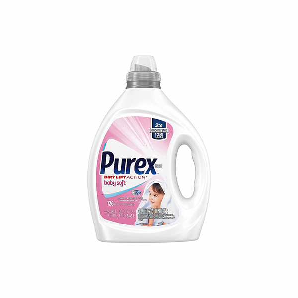 Detergente líquido para ropa para bebés Purex de 126 cargas