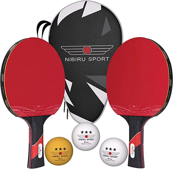 Juego de palas de ping pong