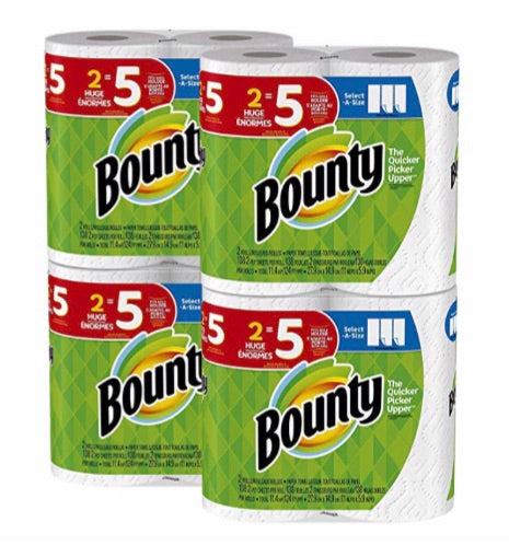 24 rollos de toallas de papel Bounty