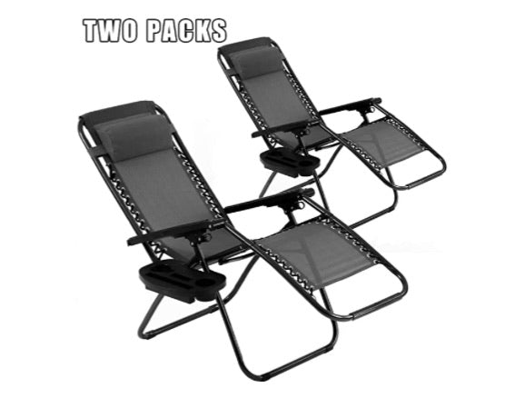 Set Of 2 Zero Gravity Chairs