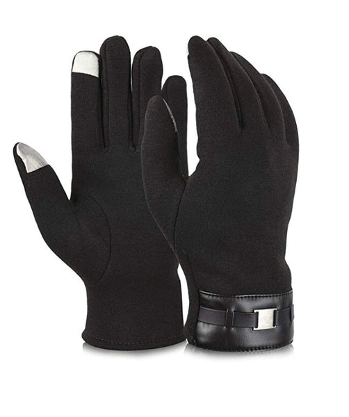 Guantes para enviar mensajes de texto con pantalla táctil Vbiger