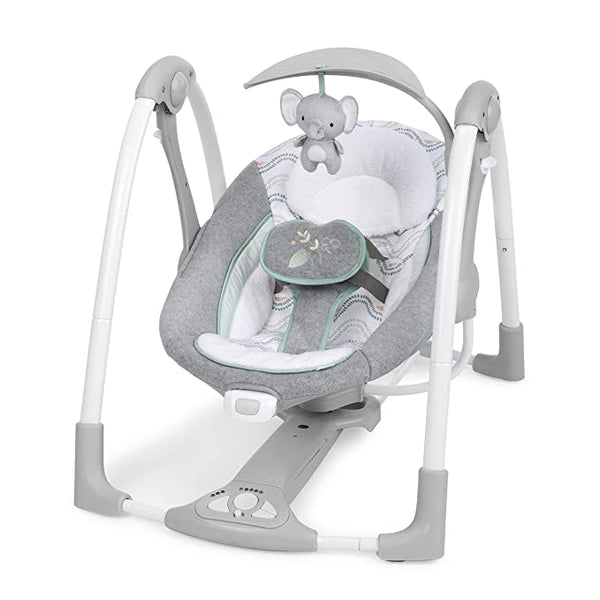 Ingenuity ConvertMe 2-in-1 Compact Portable Baby Swing